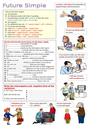 Tenses in the future