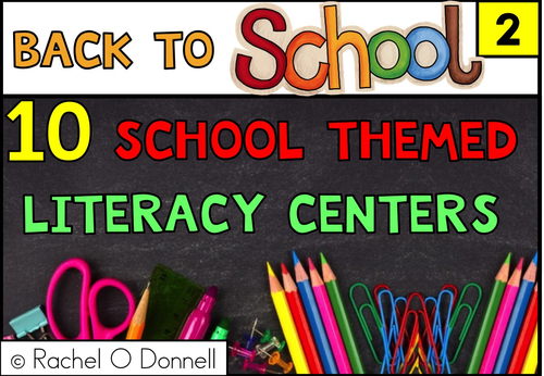 Back to School September Literacy Centers Second Grade Two