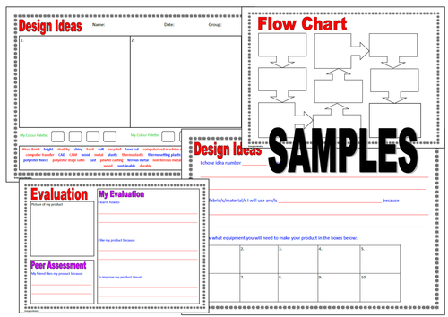 General Design Sheets Pack for SEN Students
