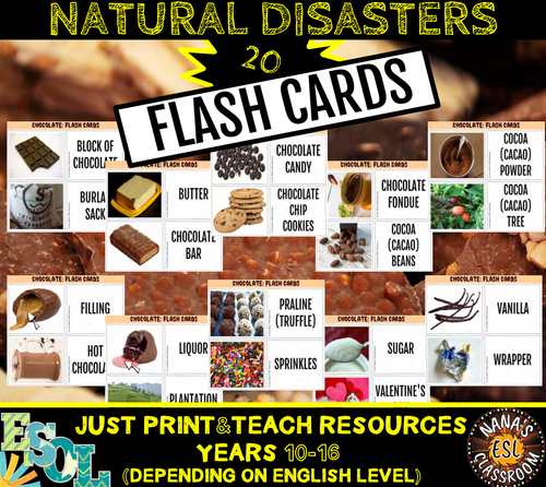 CHOCOLATE: 20 FLASH CARDS