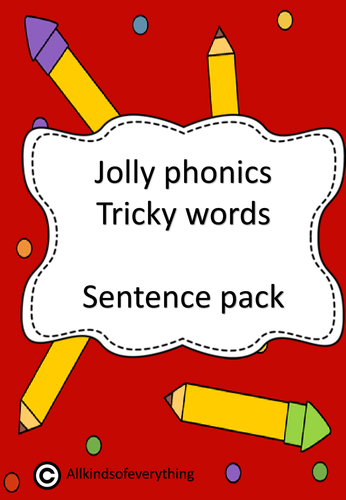 worksheet school phonics high by words Jolly Tricky words) phonics (DOLCH 1991maria