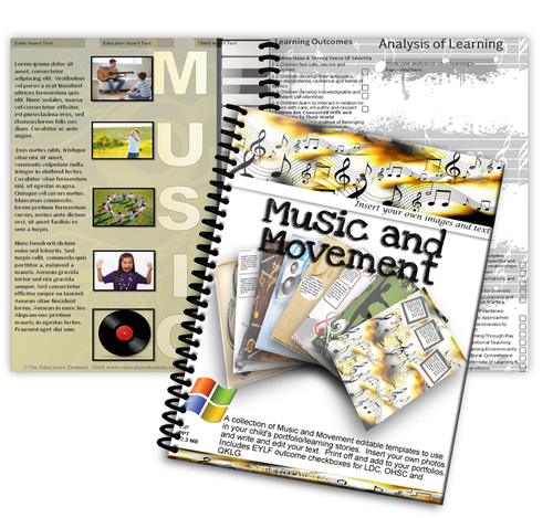 Music and Movement Editable Pack