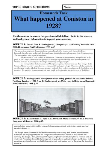 What happened at Coniston in 1928?