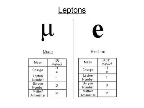 Physics A-Level Year 1 Lesson - Leptons at Work (Powerpoint AND lesson plan)