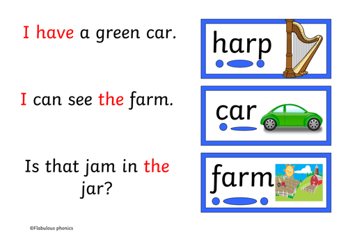 Phonics decodable book sound  ar Year 1 Phonics green words RWI set 2