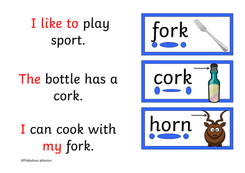 phonics decodable book  or Year 1  RWi set 2 sound shut door 'or'