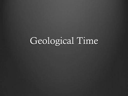 Geological Time