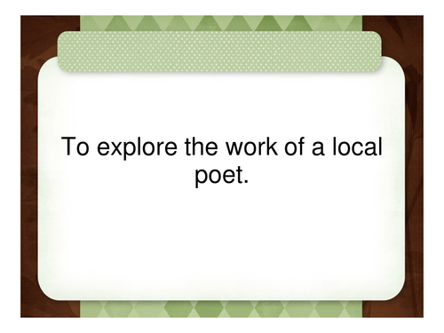 Local Area Poetry - West Sussex - Charles Crocker