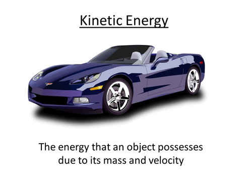 Physics A-Level Year 1 Lesson - Kinetic and Potential Energy  (PowerPoint AND lesson plan)
