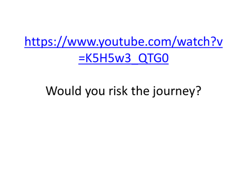 Syria Refugee 2 lessons Geography KS3 or KS4