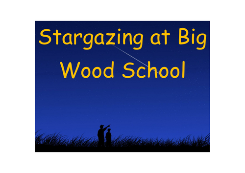 Stargazing evening at your school