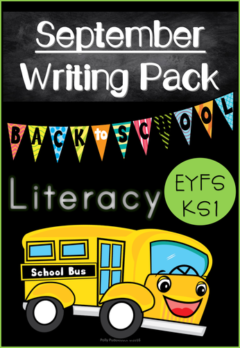 September Writing Pack (Ideal for Emerging Readers and Writers) EYFS/KS1
