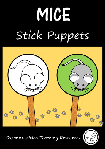 Stick Puppets  -  MICE / MOUSE