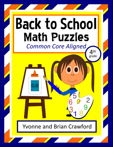 Back to School Math Puzzles - 4th Grade