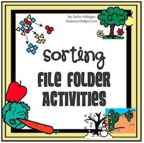 File Folder Activities to Sort by Habitat, Temperature, and Category
