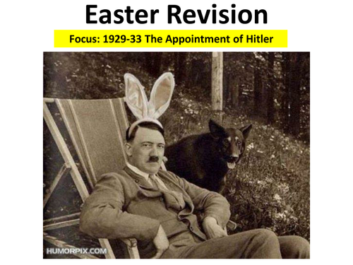 Democracy and Nazism -  AS Easter Revision
