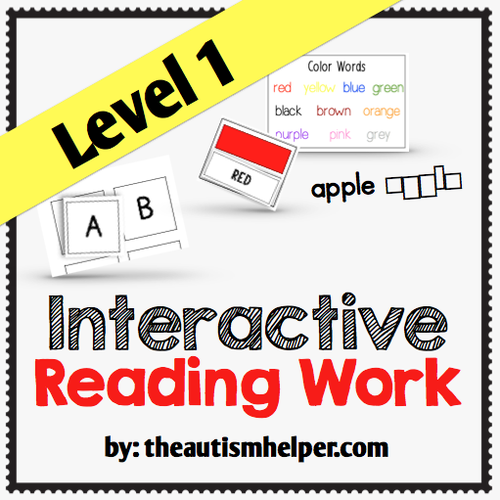 Interactive Reading Work Book {Level 1}