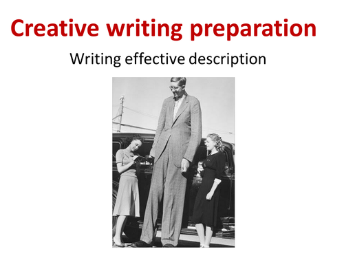 creative writing gcse lesson