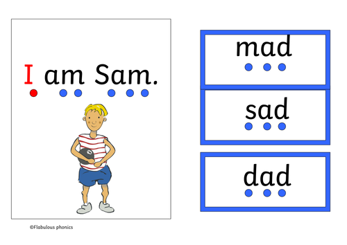 decodable book RWI set 1 sounds s a m t d Reception phonics