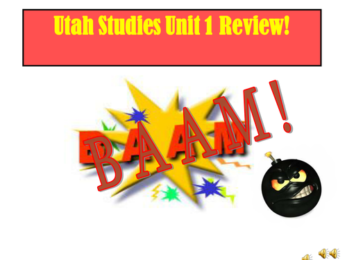 Utah Geography Review Game!
