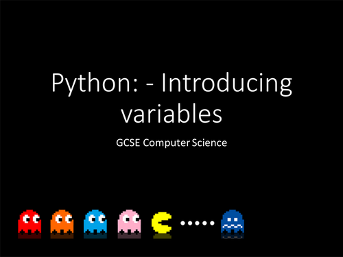 OCR - Python L2 - Introducing Variables