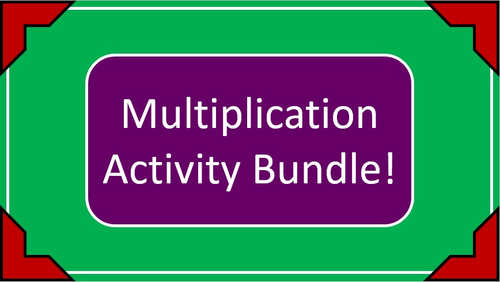 Written Multiplication Activity Bundle!
