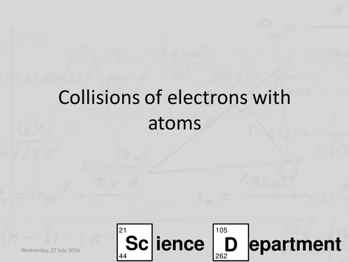 AQA A-Level Physics Chapter 3 Quantum Phenomena