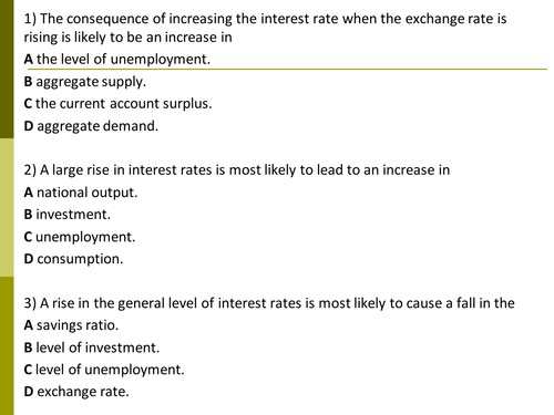 Monetary Policy and Exchange Rates AS-Yr1