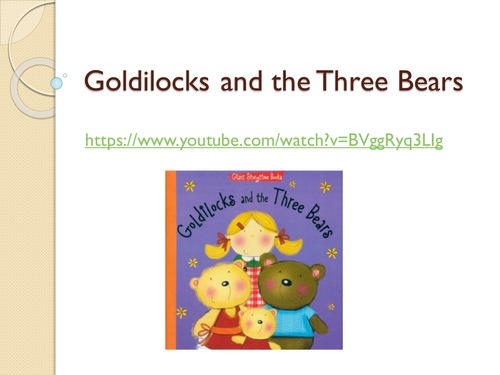 Goldilocks and the Three Bears