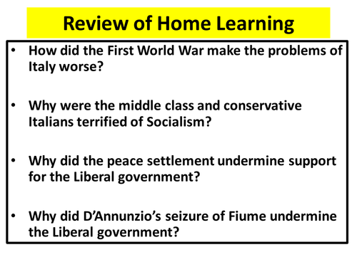 Italy 1919-1921 - Was there a real socialist threat?