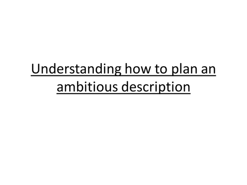 Descriptive Writing - Firework display