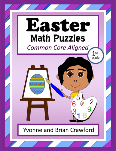 Easter Math Puzzles - 1st Grade