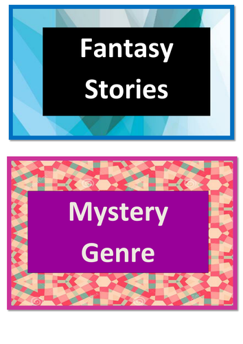 Fiction Genres