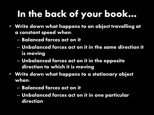 AQA KS3 Physics [Forces]: L8 Contact and Non-Contact Forces