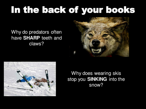 AQA KS3 Physics [Forces]: L11 Pressure