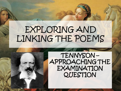 TENNYSON POETRY at A LEVEL - focus on TITHONUS