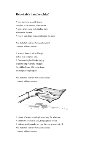 Rebekah's handkerchief - A holocaust poem