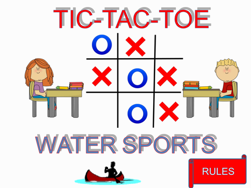 Water Sports Tic-tac-toe