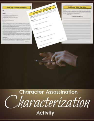 Characterization Mini-lesson:  Analyzing Character Flaws