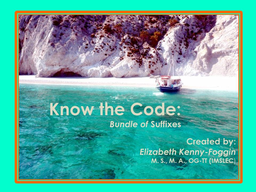 Know the Code: Bundle of Suffixes
