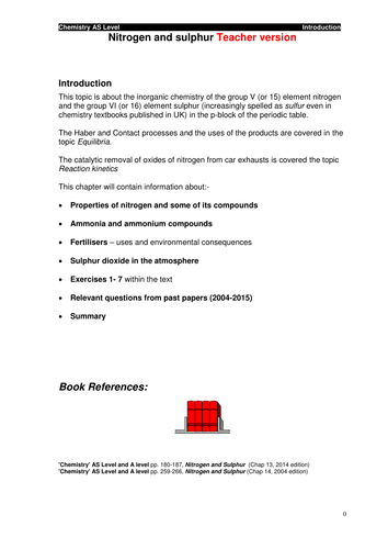 Nitrogen and Sulphur (AS)