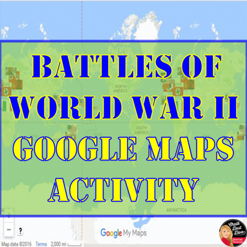 World War Ii Battles Google Maps Activity Common Core