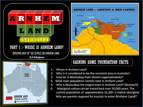 ARNHEM LAND AUSTRALIA - WHERE IS IT?