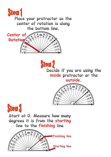 Protractor Guide - How to Measure KS2