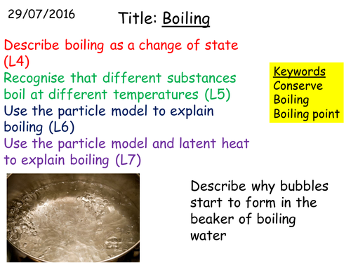 C1 1.4 Boiling