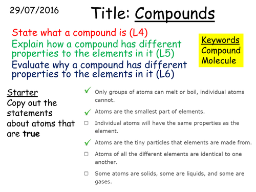C1 2.3 Compounds