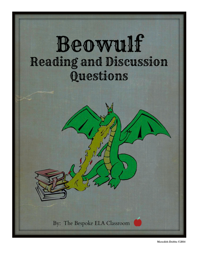Beowulf Reading & Discussion Questions with THOROUGH ANSWER KEYS INCLUDED