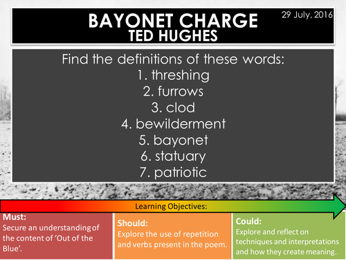 Bayonet Charge - Ted Hughes