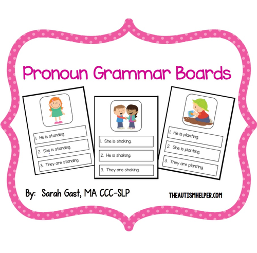 Pronoun Grammar Boards