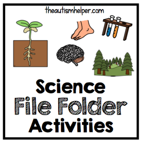 Science File Folder Activities {for special education}